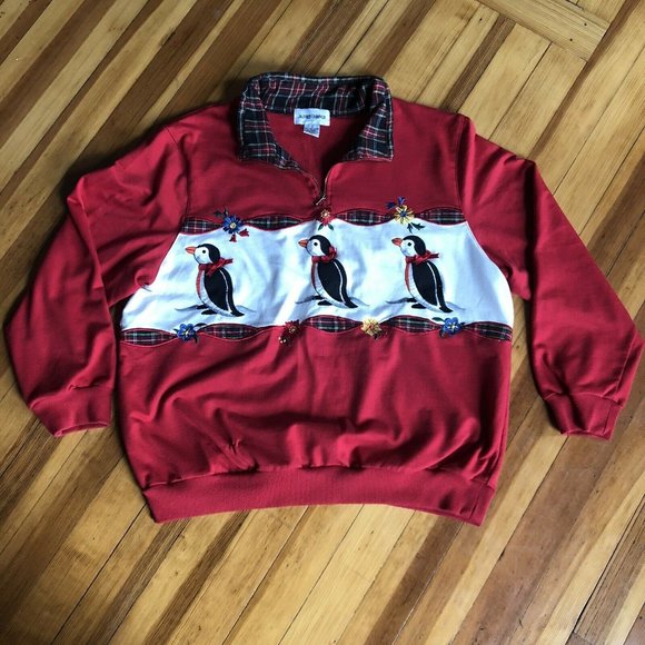 alfred dunner fleece sweatshirts